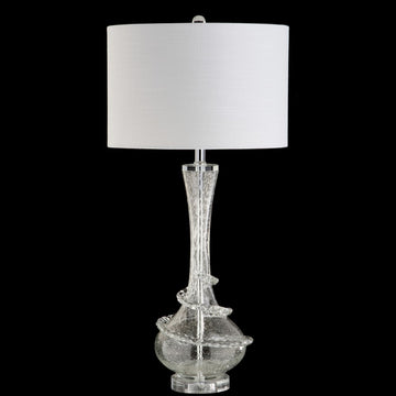 Belle 31.5" Glass LED Table Lamp - JONATHAN Y